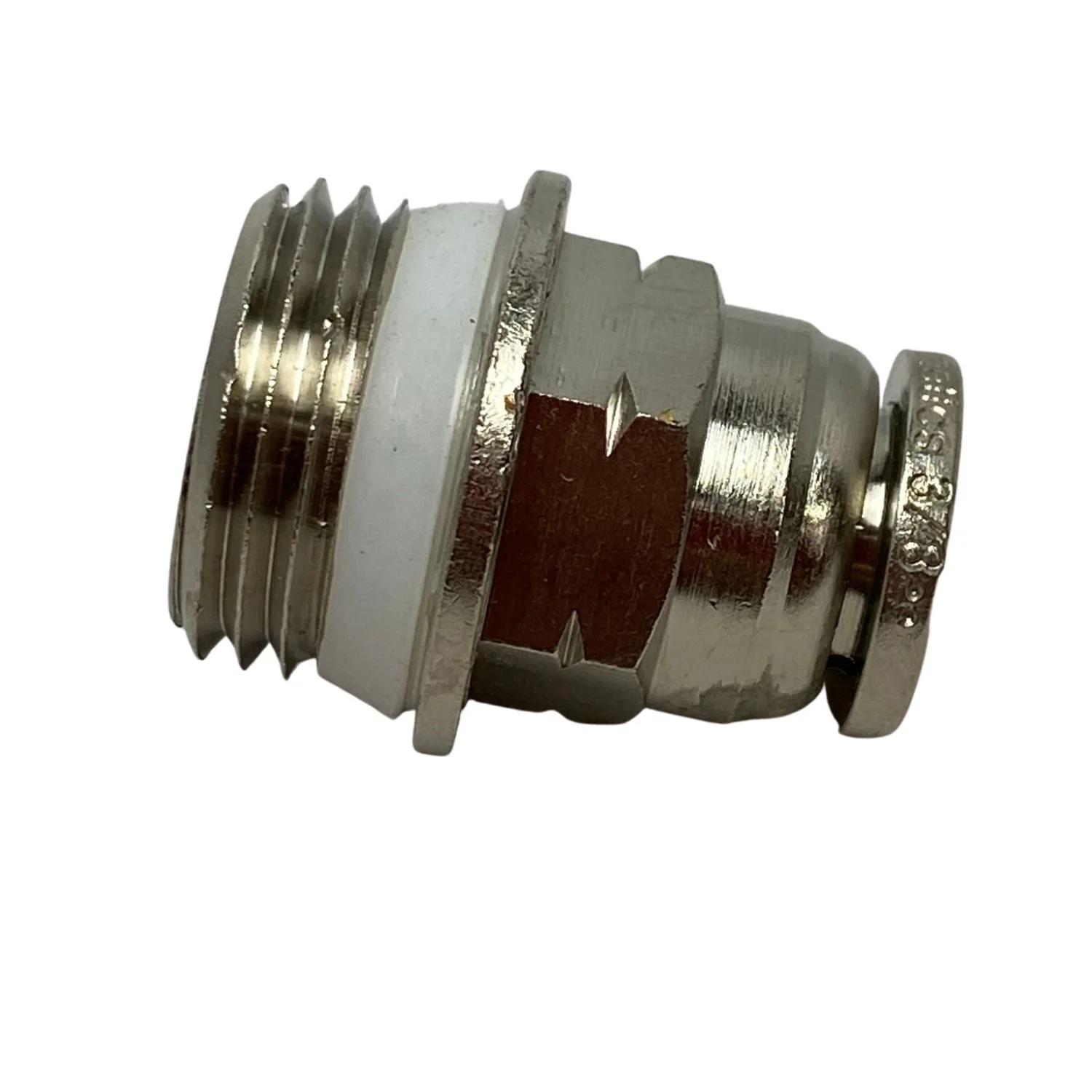 Numatics | Male connector 1/2 in thread 3/8 in tube | INWB103-308-023