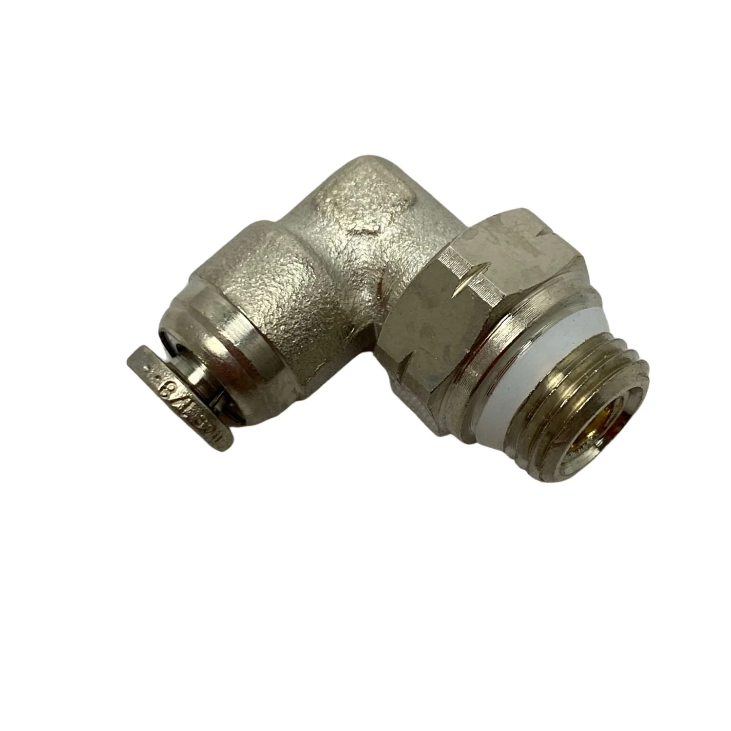 Numatics | Male swivel elbow with 1/4 in thread 3/8 in tube | INWB109-308-021