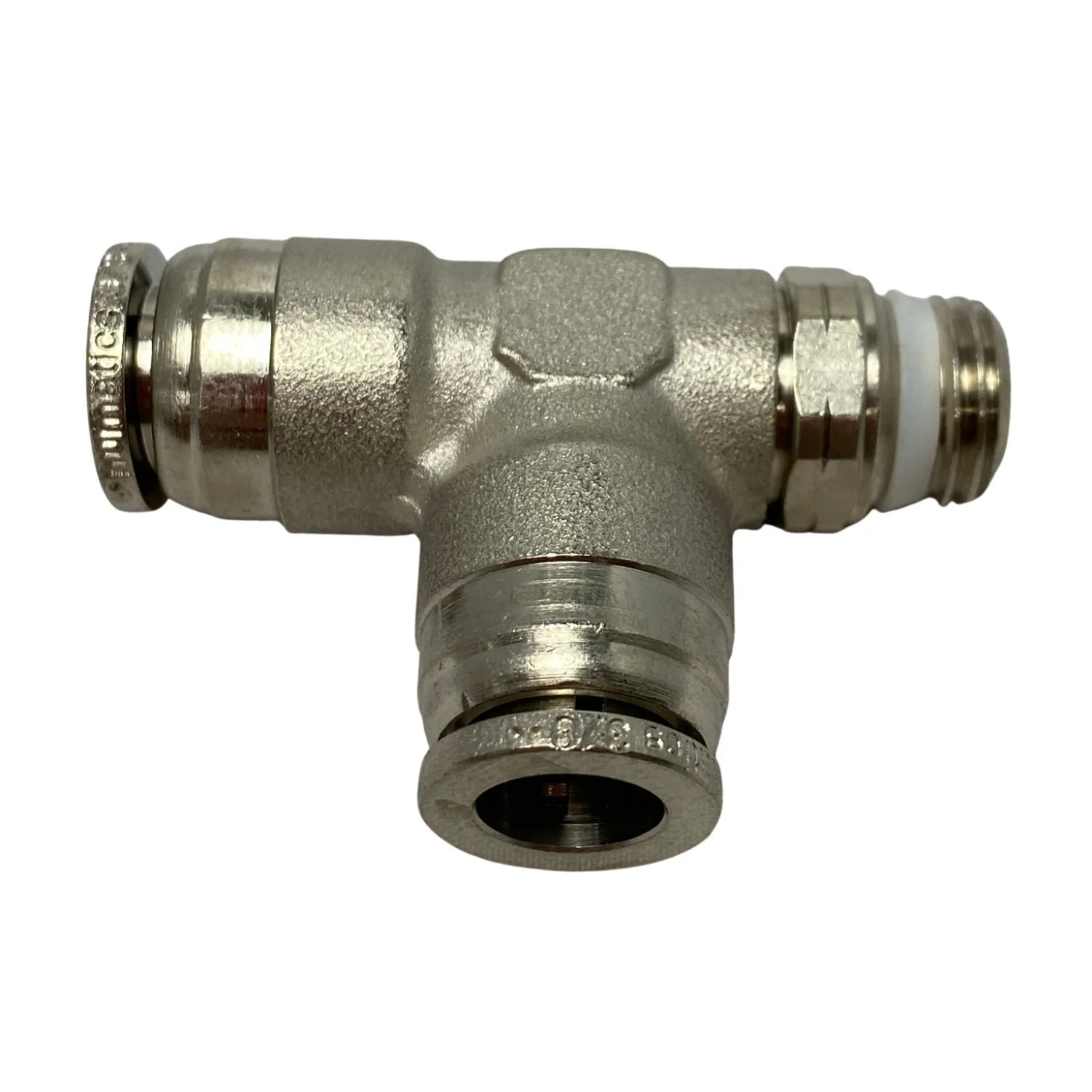 Numatics | Swivel run Tee 3/8 in tube 1/4 in thread | INWB116-308-021