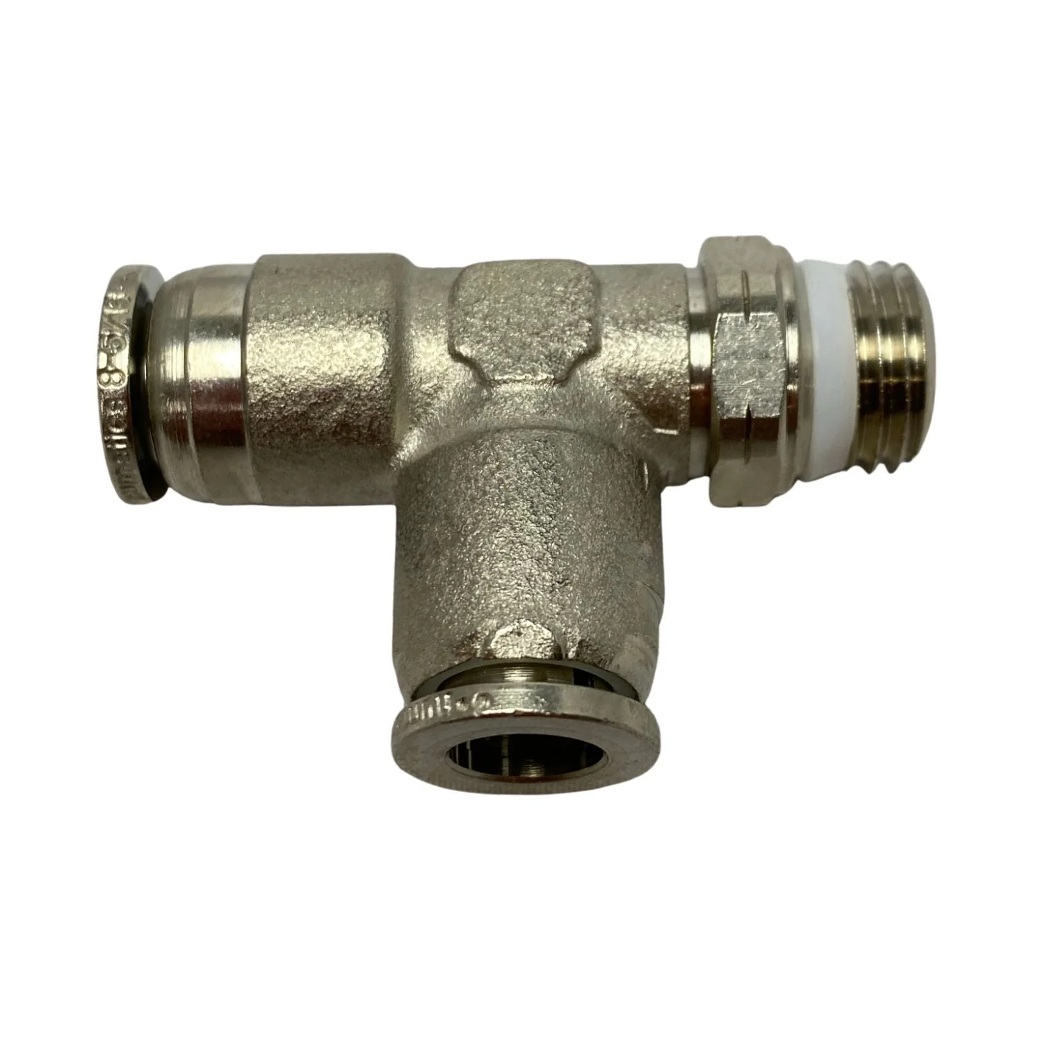 Numatics | Swivel run Tee 5/16 in tube 1/4 in thread | INWB116-516-021