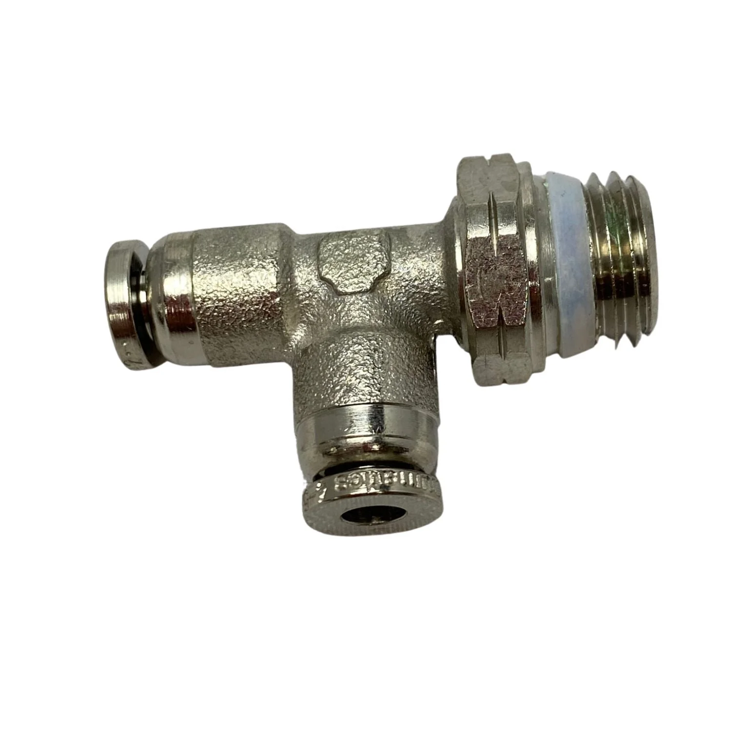 Numatics | Swivel run Tee 5/32 in tube 1/4 in thread | INWB116-532-021