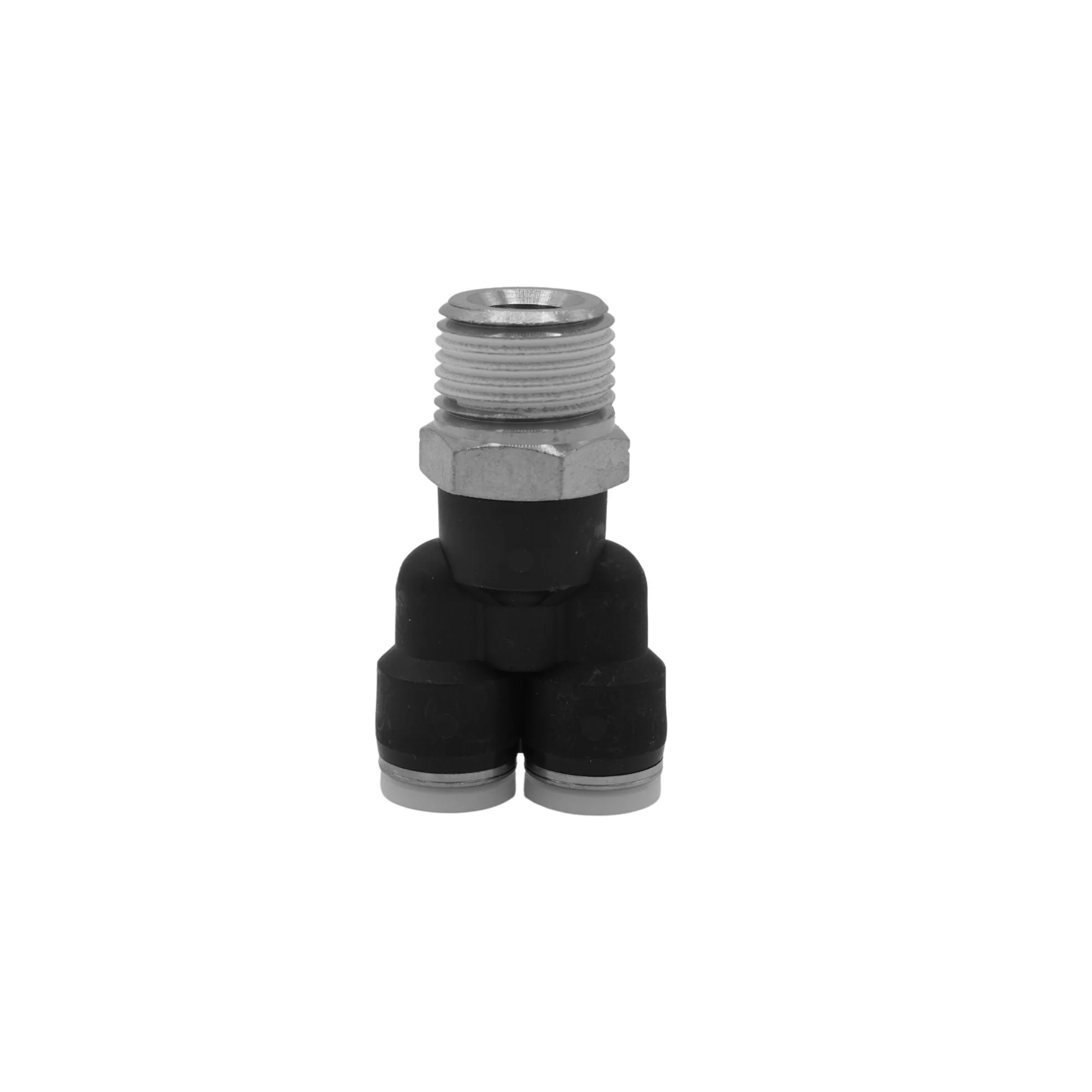 Pisco | Koganei | 1/2" NPT x 3/8" Tube Branch Y | PX3/8-N4U