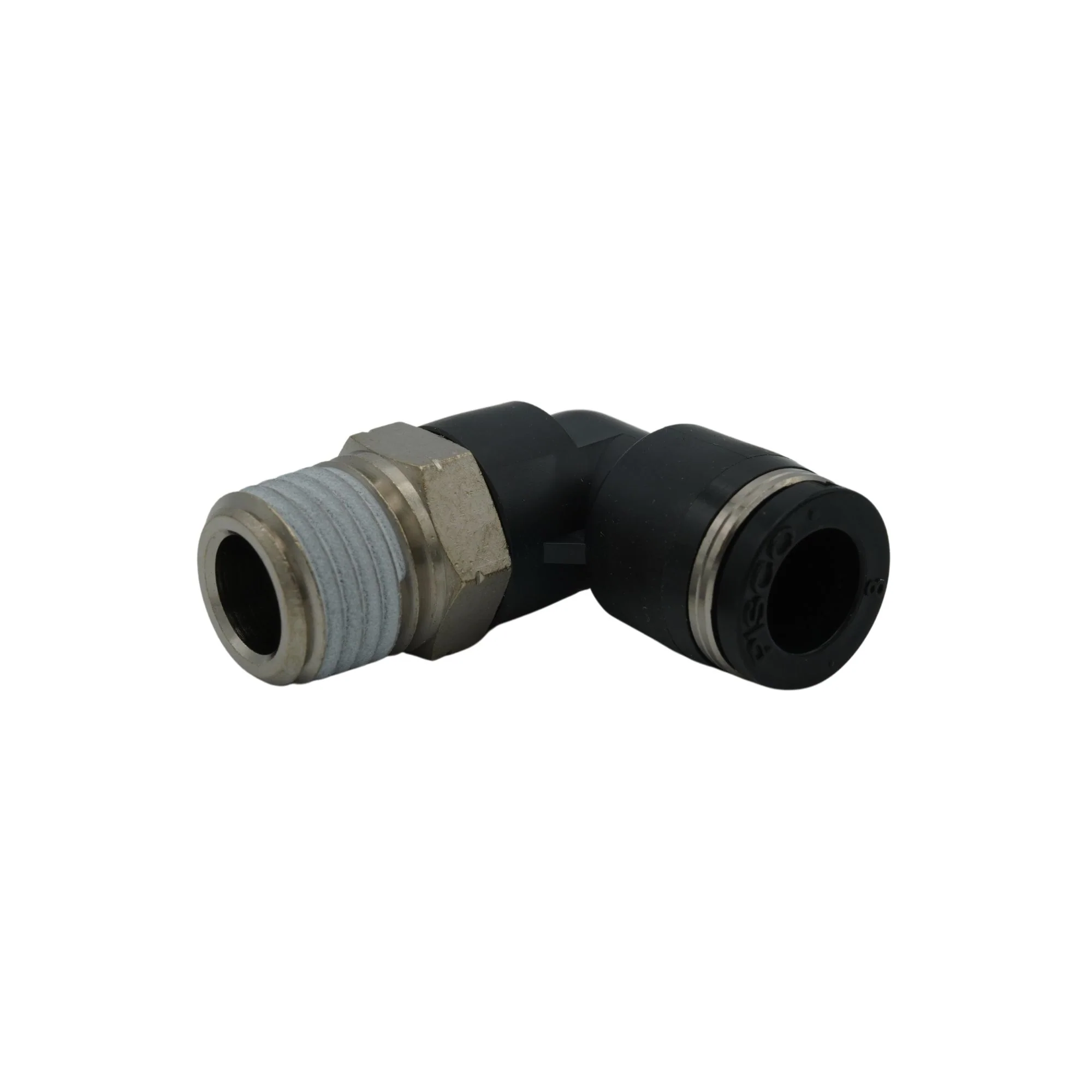 Pisco | Koganei | 1/4 in NPT x 8mm Tube Elbow | PL8-N2U