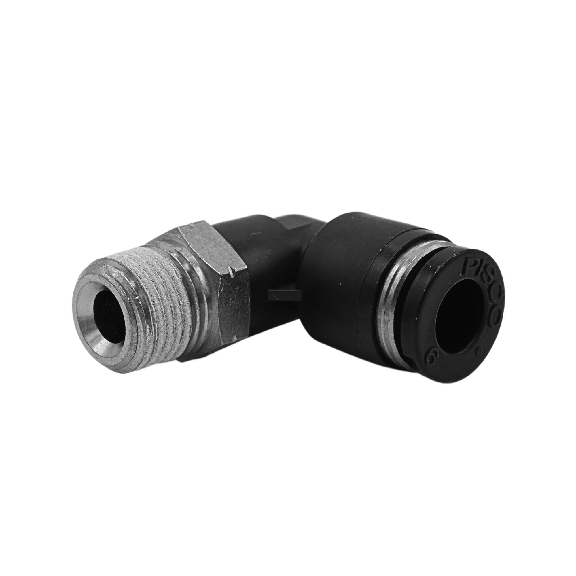 Pisco | Koganei | 1/8 in NPT x 6mm Tube Elbow | PL6-N1U