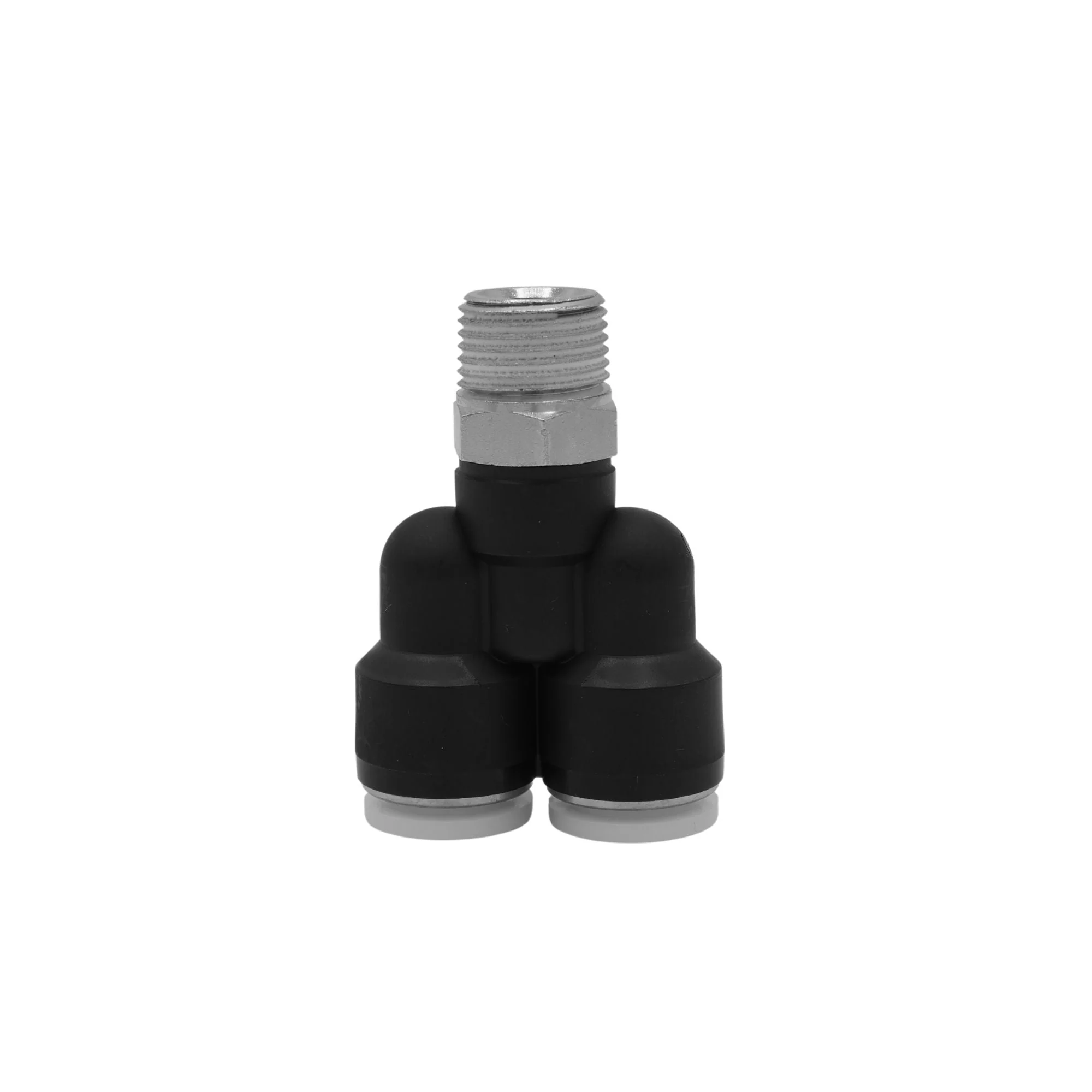 Pisco | Koganei | 3/8" NPT x 1/2" Tube Branch Y | PX1/2-N3U