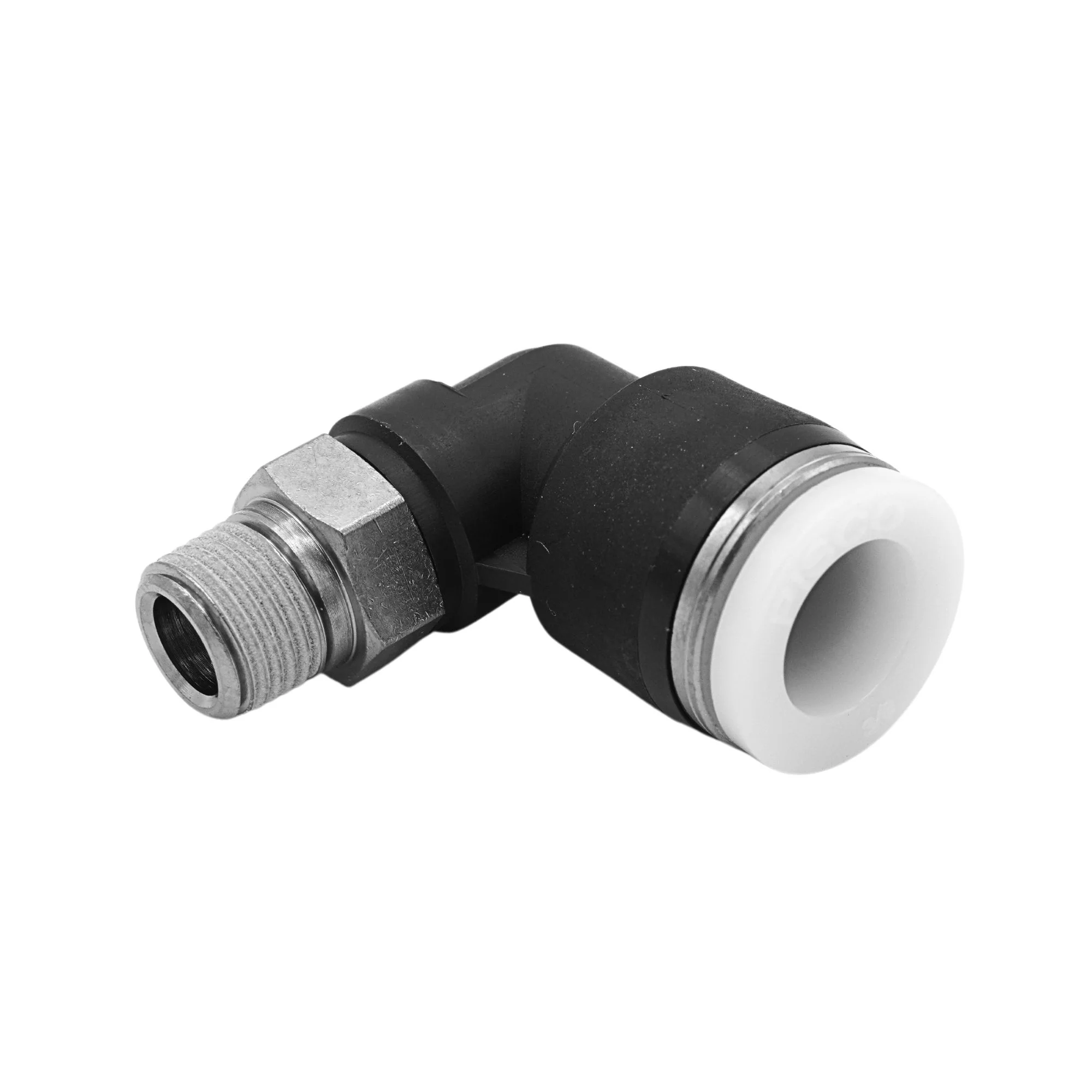 Pisco | Koganei | R1/8 x 3/8 in Tube Elbow | PL3/8-01