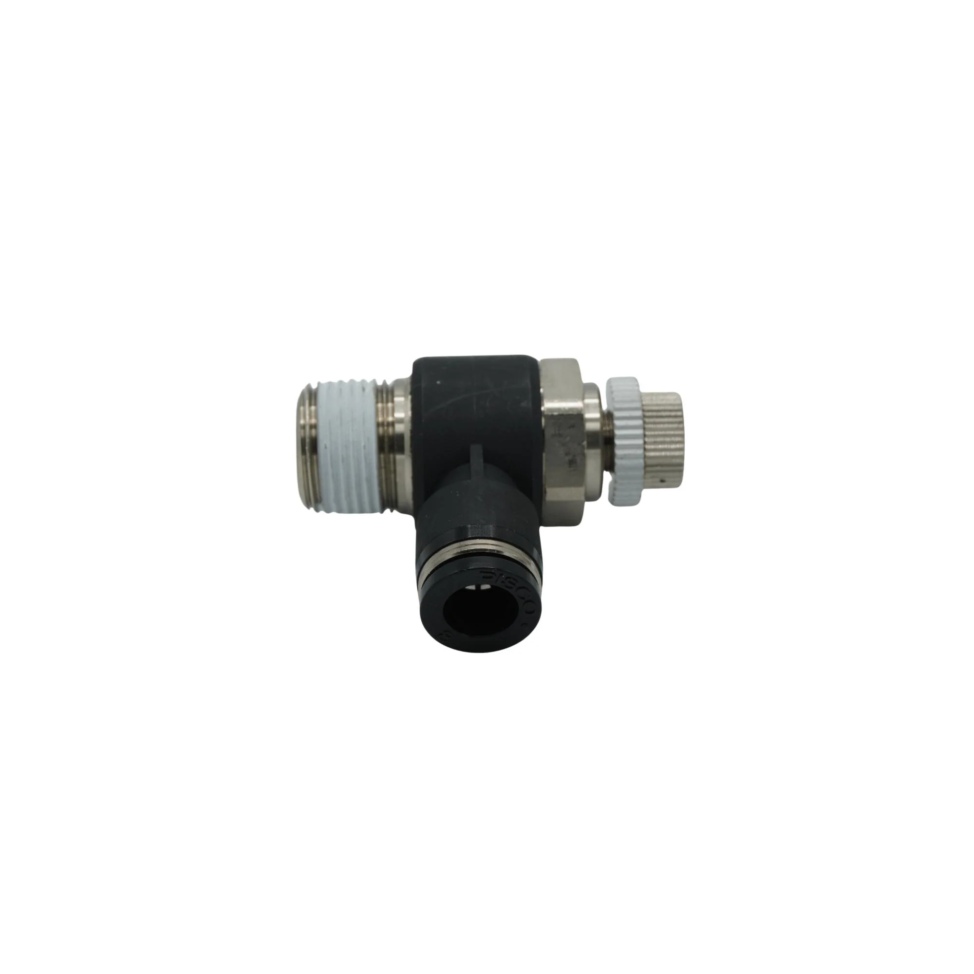 Pisco | Koganei | R3/8 x 8mm Tube Flow Control, Meter-Out | JSC8-03A