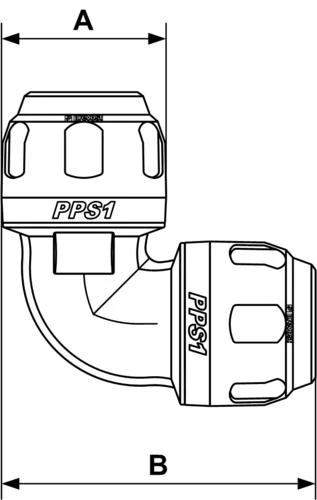 Prevost | Elbow Socket 90 degrees 1-1/4" | PPS1 9C32 - Image 2
