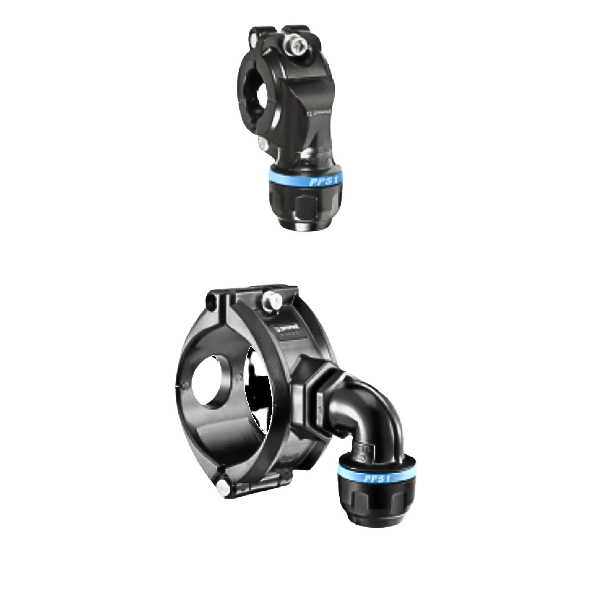 Prevost | Quick branch 1/2 in, 90 degrees Aluminum tapping flange for pipe OD 2 in | PPS1 BP5016