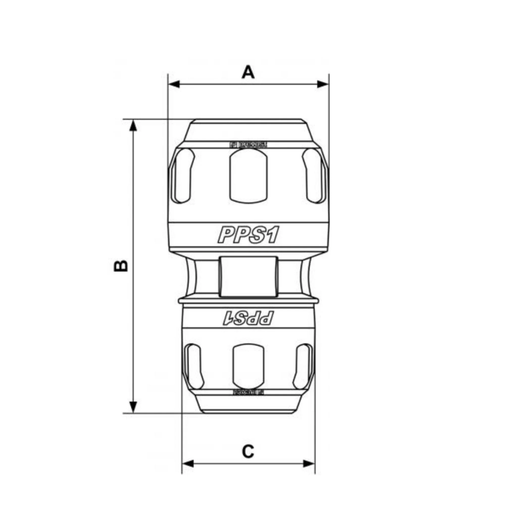 Prevost | 1" to 3/4" Pipe to Pipe Reducer | PPS1 MR2520 - Image 2
