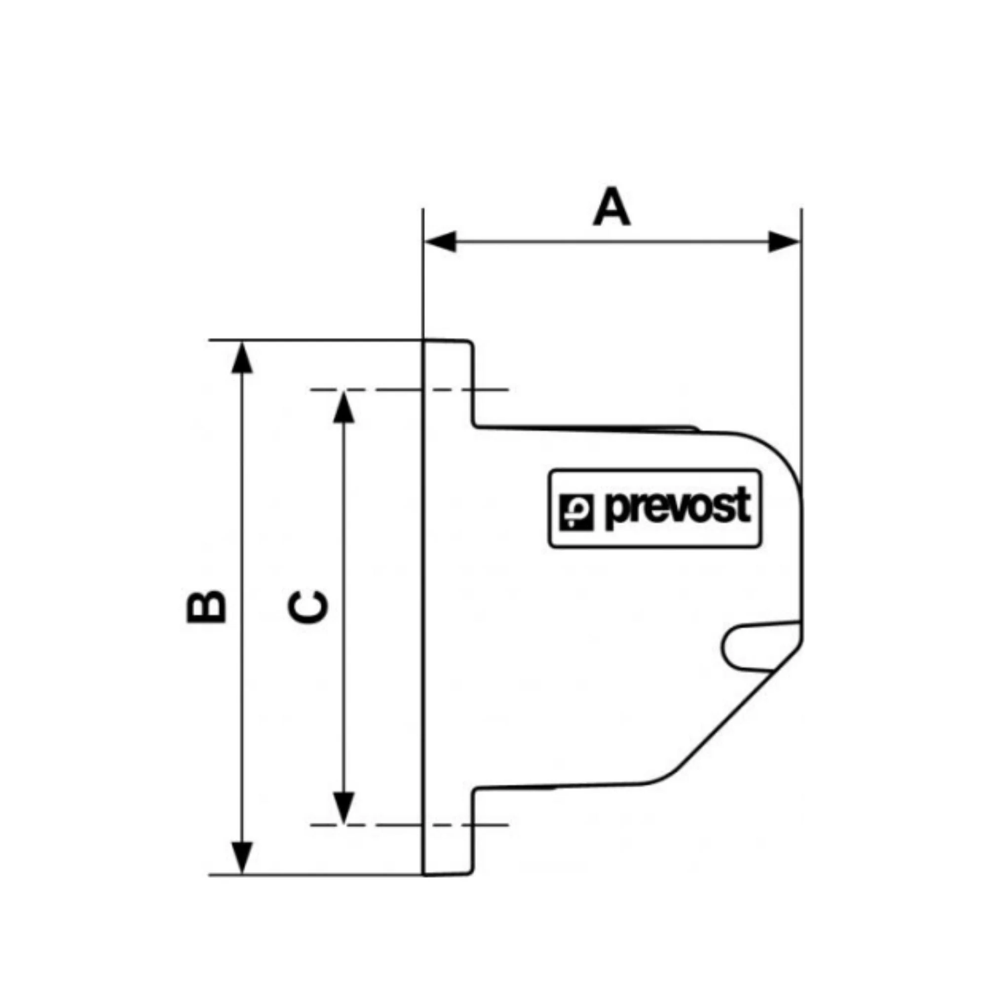 Prevost | Wall Support Bracket | BG FIXM - Image 2