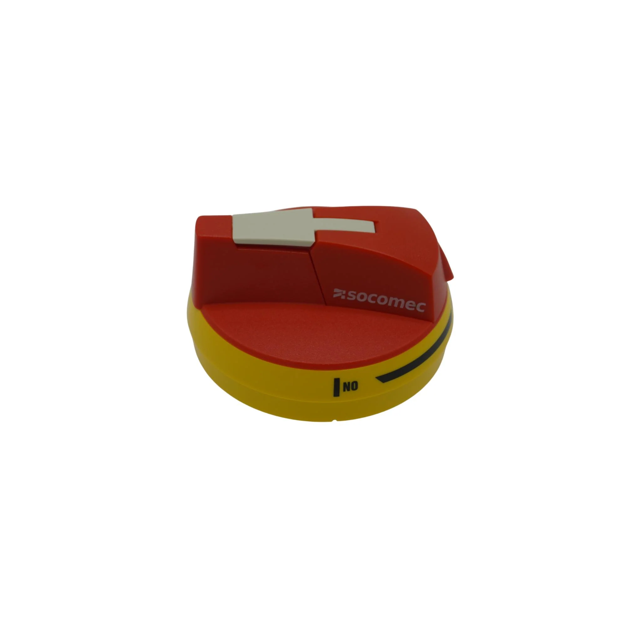 Socomec | S00 Rotary handle, Red/Yellow, 2-Pos, Lockable in OFF only, defeatable, NEMA 4/4X | 147E1111 - Image 2