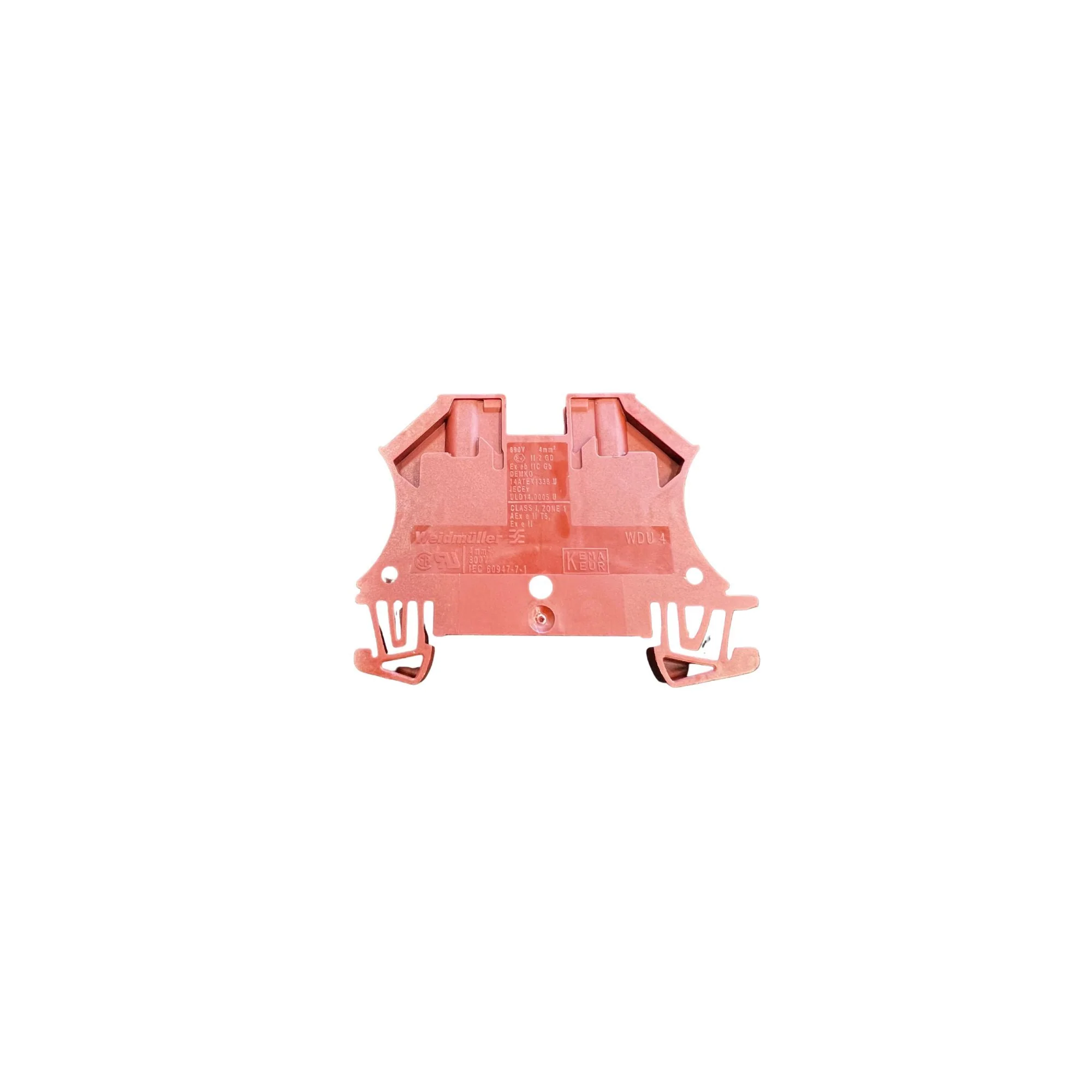 Weidmuller | Feed-through terminal, Screw connection, 4 mm², 800 V, 32 A, brown | 1037810000 - Image 2