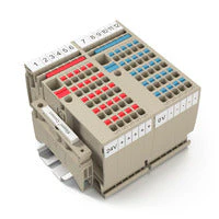 Weidmuller | Modular distribution terminals, 2.5 mm², 800 V, 24 A, dark beige, AAP12 2.5 LI RD | 1988290000