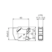 Weidmuller |Mounting rail outlet, RJ45, RJ45-RJ45 coupler | 8879050000 - Image 3