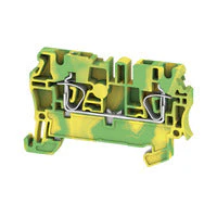 Weidmuller | PE terminal, Tension-clamp connection, 2.5 mm², 300 A, ZPE 2.5 | 1608640000
