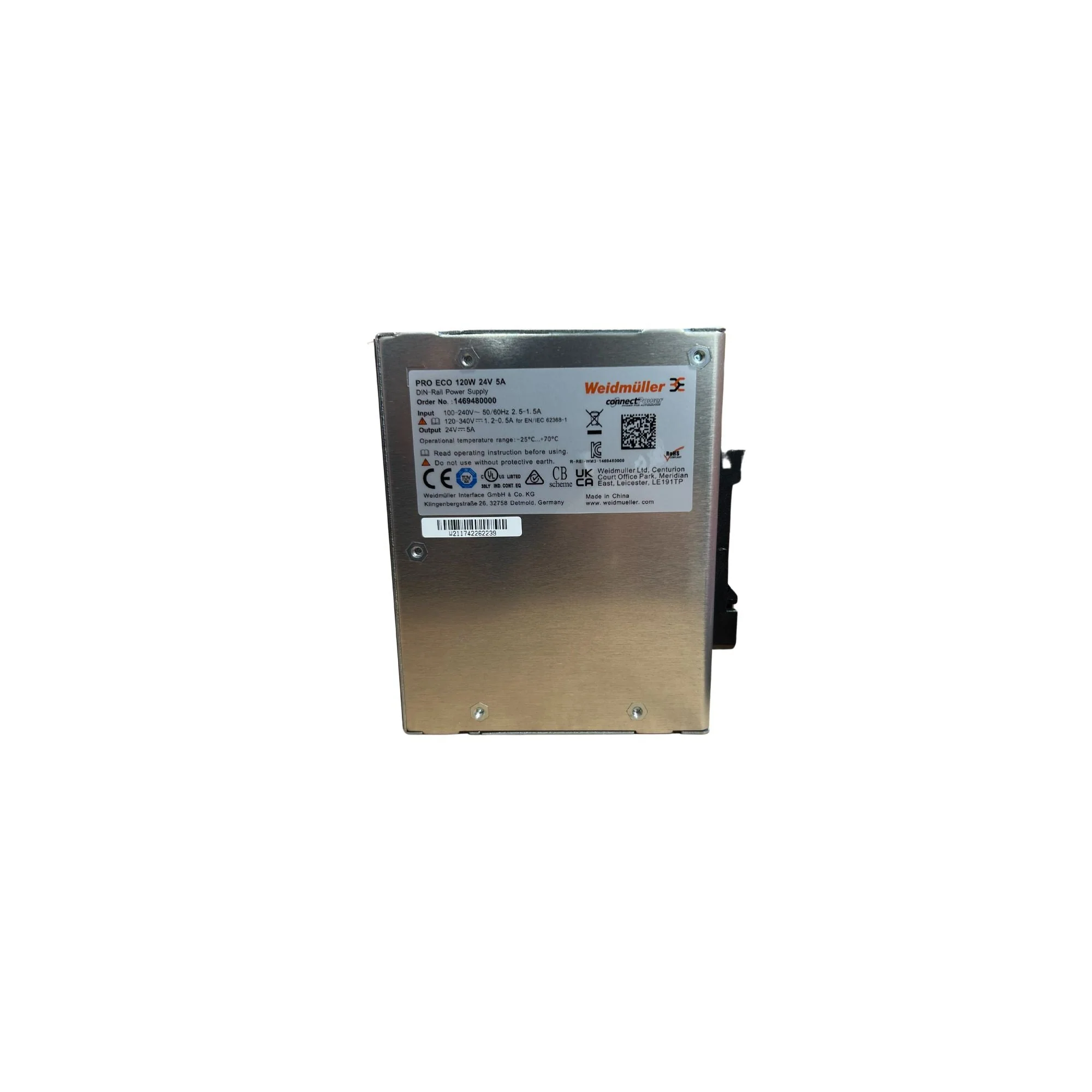 Weidmuller | PRO ECO 120W 24V 5A | 1469480000 - Image 2