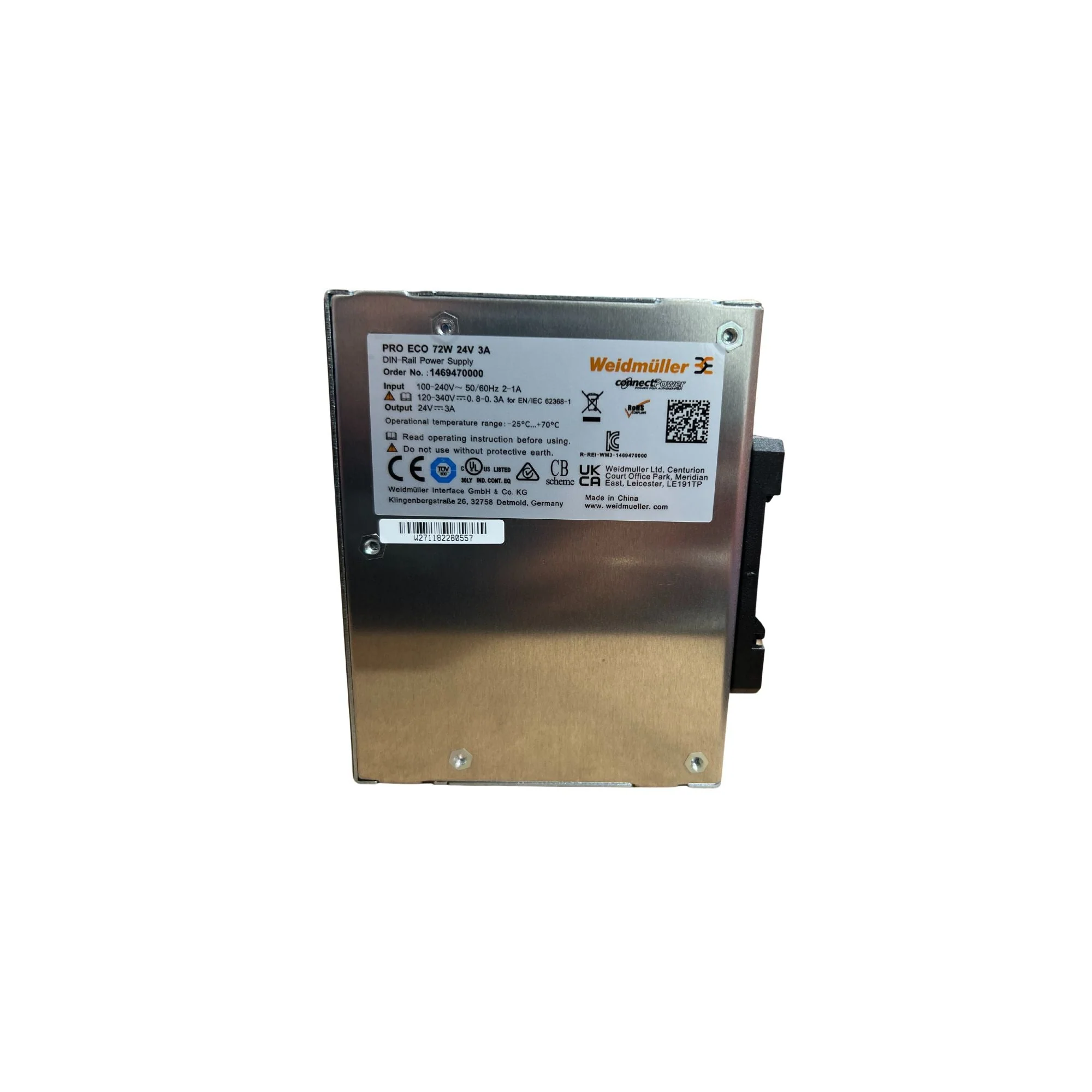 Weidmuller | PRO ECO 72W 24V 3A | 1469470000 - Image 2