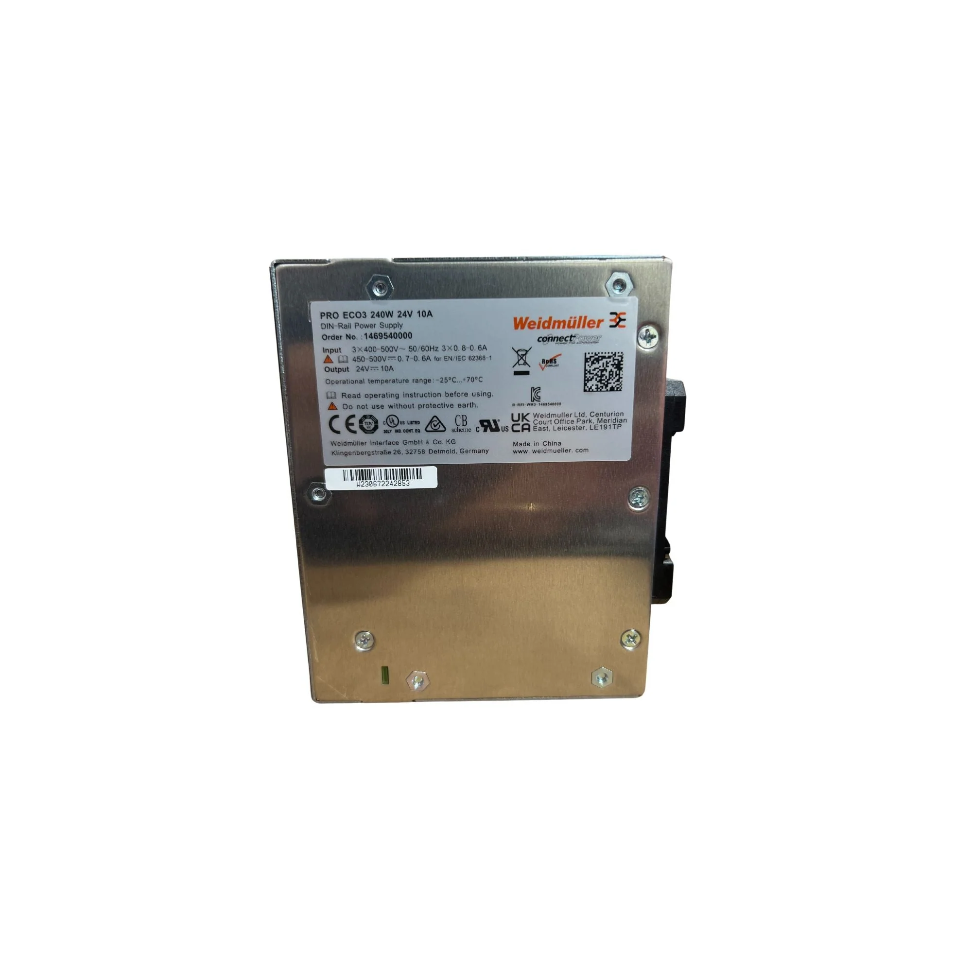 Weidmuller | PRO ECO3 240W 24V 10A | 1469540000 - Image 2