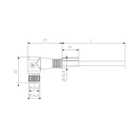 Weidmuller | Terminal Sensor/actuator line | SAIL-M12BW-4-2.0U | 9457740200 - Image 2