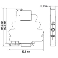 Weidmuller | TERMSERIES, Relay module with positively driven contacts, TRP 24VUC 2CO FG | 2706430000 - Image 6