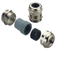 Weidmuller | VG MS nickel-plated Cable gland, VG M25-1/MS68 | 1909920000