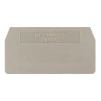 Weidmuller | Z-series, Accessories, End plate, Partition plate, ZAP/TW 1 | 1632090000