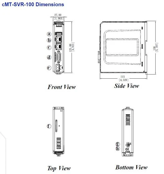Weintek | Faceless HMI | cMT-SVR-100 - Image 2